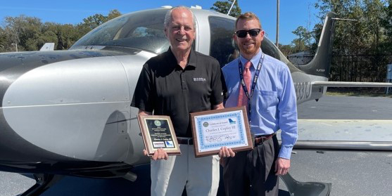 Hilton Head Island Airport Flight Instructor and Wright Brothers Master Pilot Award Recipient Named District Honoree for 2020 General Aviation Flight Instructor of the Year